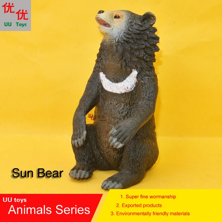 Горячие игрушки: Big Sun Bea Malayan Bear моделирование модели животных детские