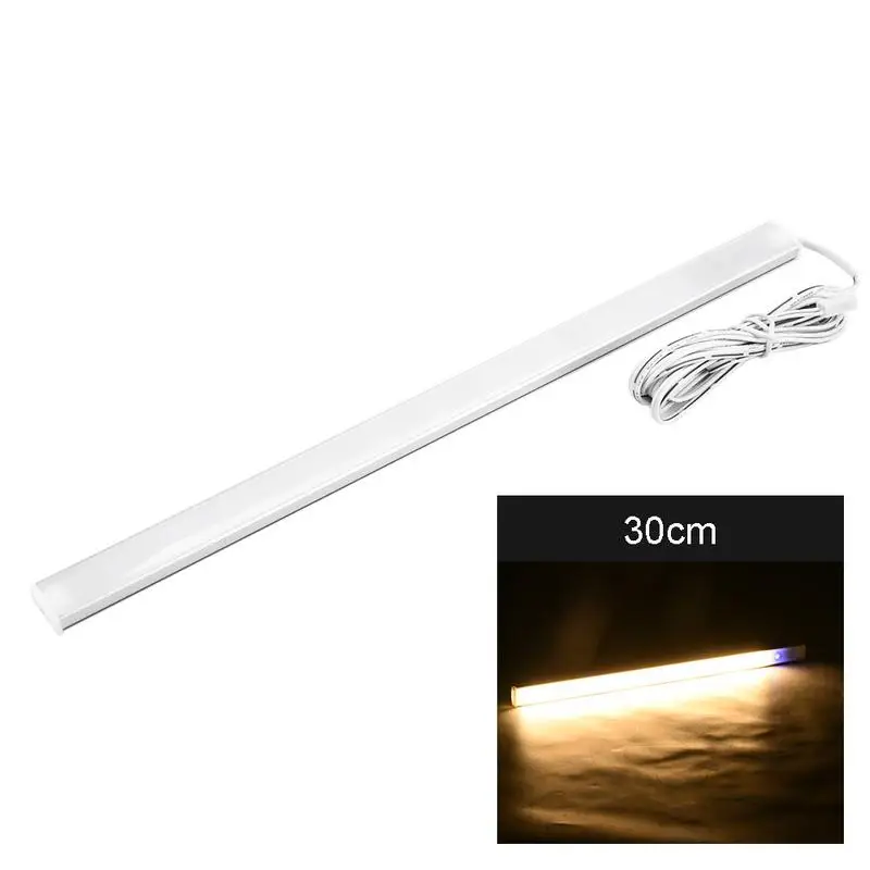30cm warm Сенсорный переключатель светодиодный светильник барный переключатель управления кухонный светодиодный светильник жесткая полоса светильник - Цвет: 30cm warm