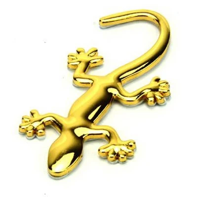 Автомобильные наклейки gecko с индивидуальным украшением металлические
