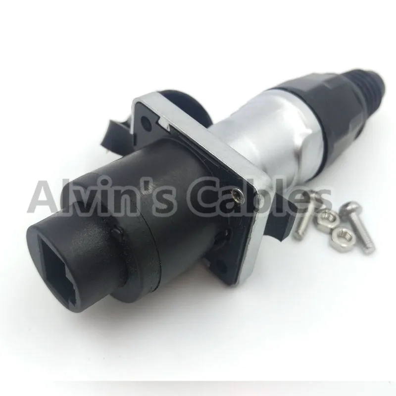 RJ45 соединители для мужчин и женщин Водонепроницаемый прямоугольный соединитель