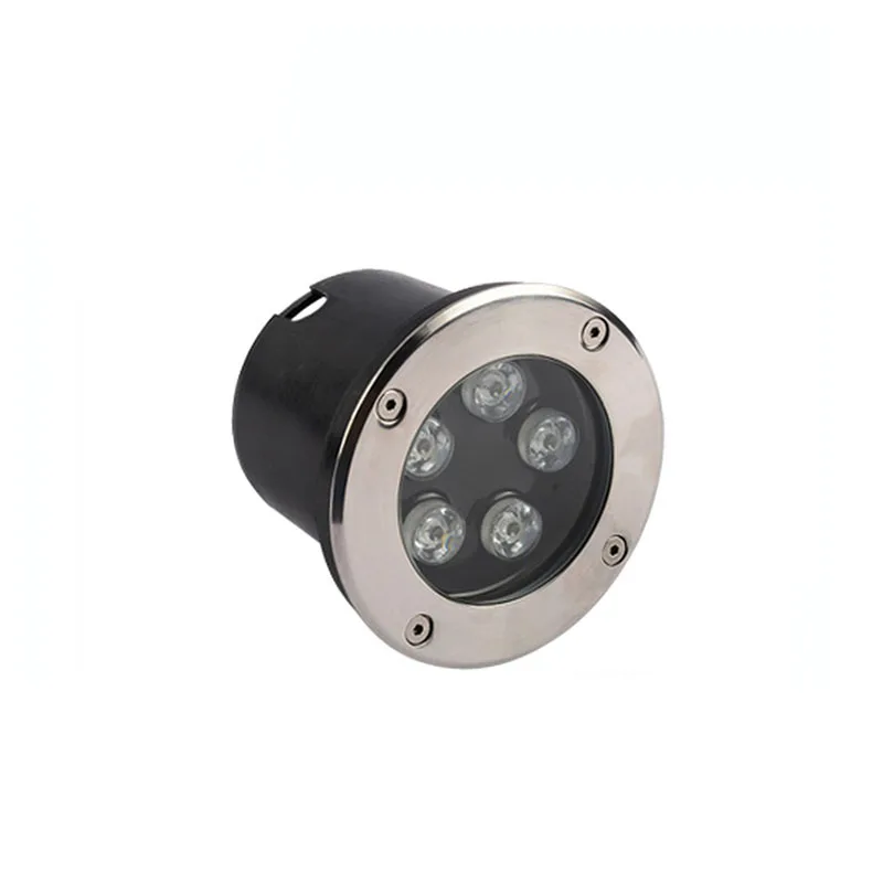 

10X High quality 5*1W underground light IP68 waterproof buried lighting with Bridgelux chip express free shipping