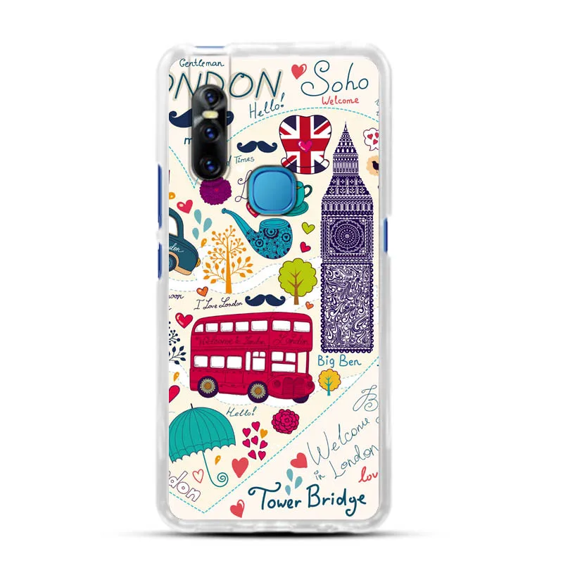 For VIVO V15 Pro Case Cool Design Cute Printed Shell Luxury Soft Silicone TPU Cover for V15pro Phone Cases Capas Fundas |