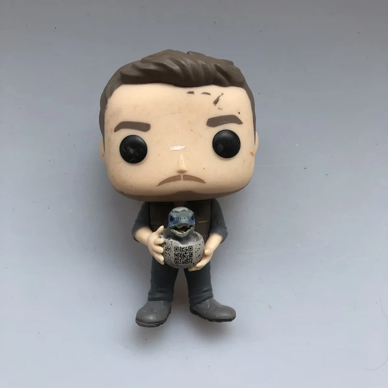 Красный Funko pop Secondhand мир Юрского периода Indoraptor динозавр Джон Оуэн baby Виниловая фигурка Коллекционная модель свободная игрушка - Цвет: Красный