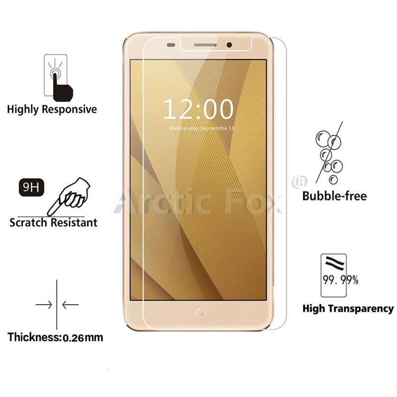 2 шт./лот закаленное Стекло для Leagoo M5 плюс Экран протектор Защитная пленка