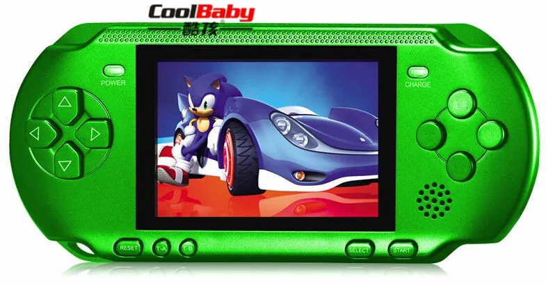 Новая портативная игровая консоль 3 2 дюйма детская машина CoolBaby встроенная 318 игр