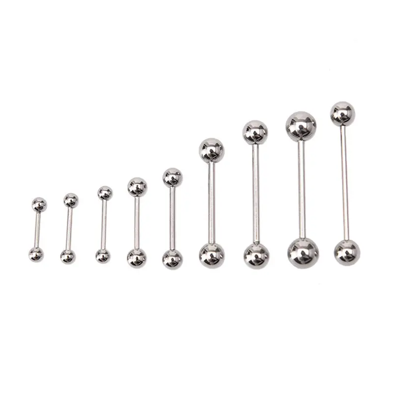

7-10PCS Bars Body Piercing Sexy Stainless Steel Ball Tongue Navel Nipple Barbell Rings Women Body Jewelry