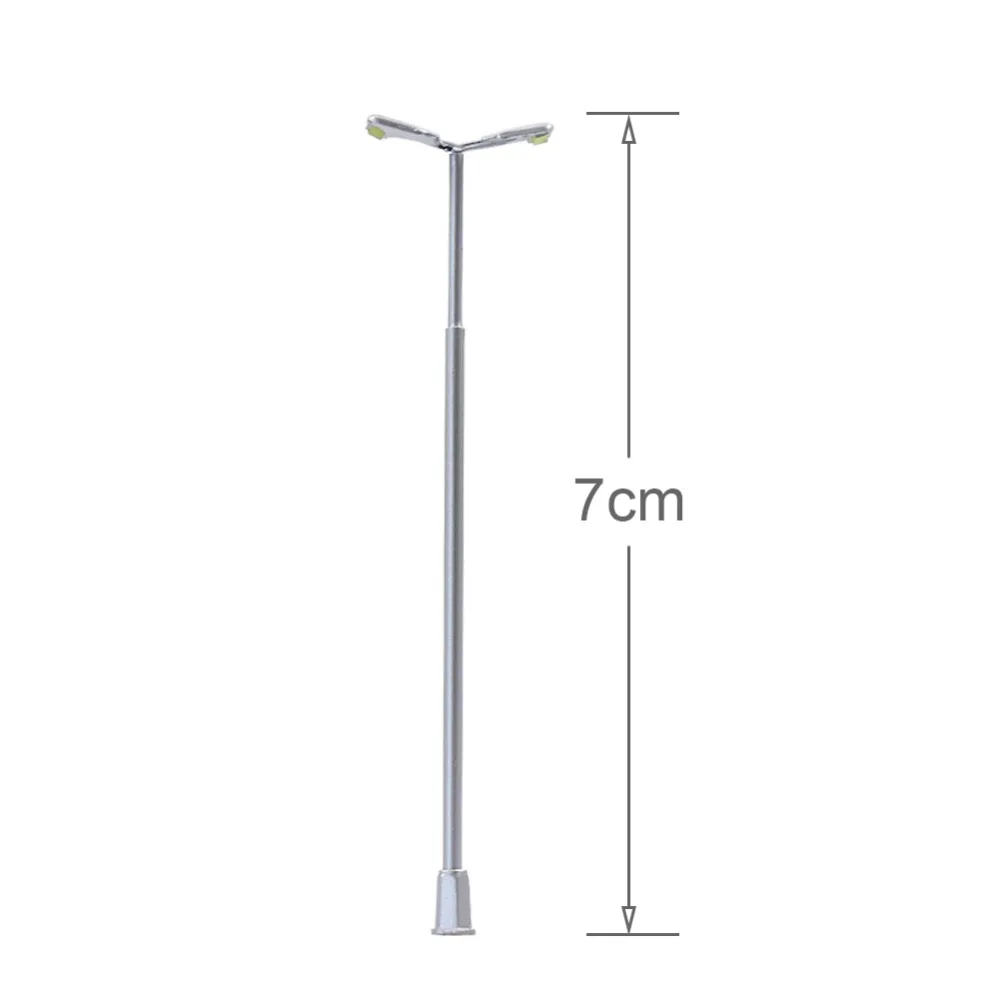 10 шт. модели железнодорожного Досуг светодиодный фонарный столб светильника