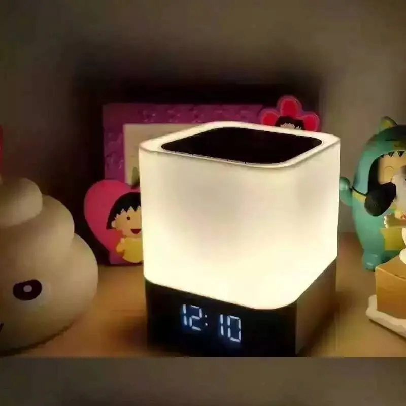 Интеллектуальная Лампа Беспроводная Связь Bluetooth Спикер СВЕТОДИОДНЫЕ Night Light