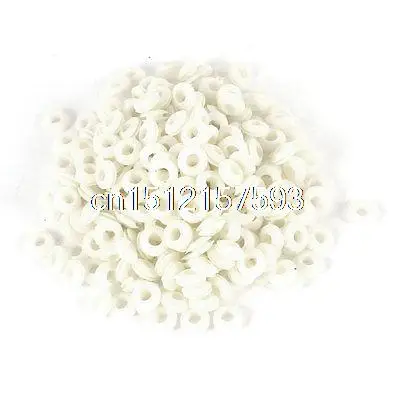 

500 PCS 6mm Inner Diameter Rubber Cable Wiring Grommets Gasket Ring