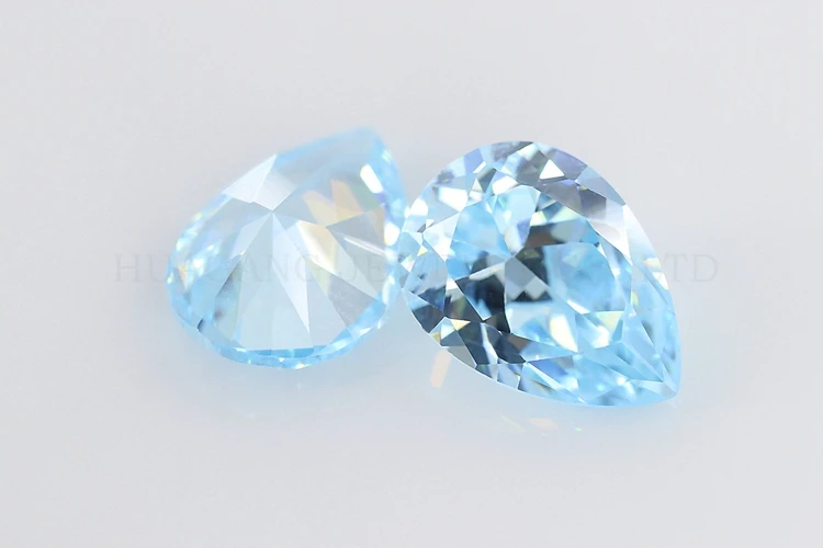 2x3-15x20mm светильник в форме груши Seablue AAAAA кубический цирконий искусственные камни CZ камень для ювелирных изделий