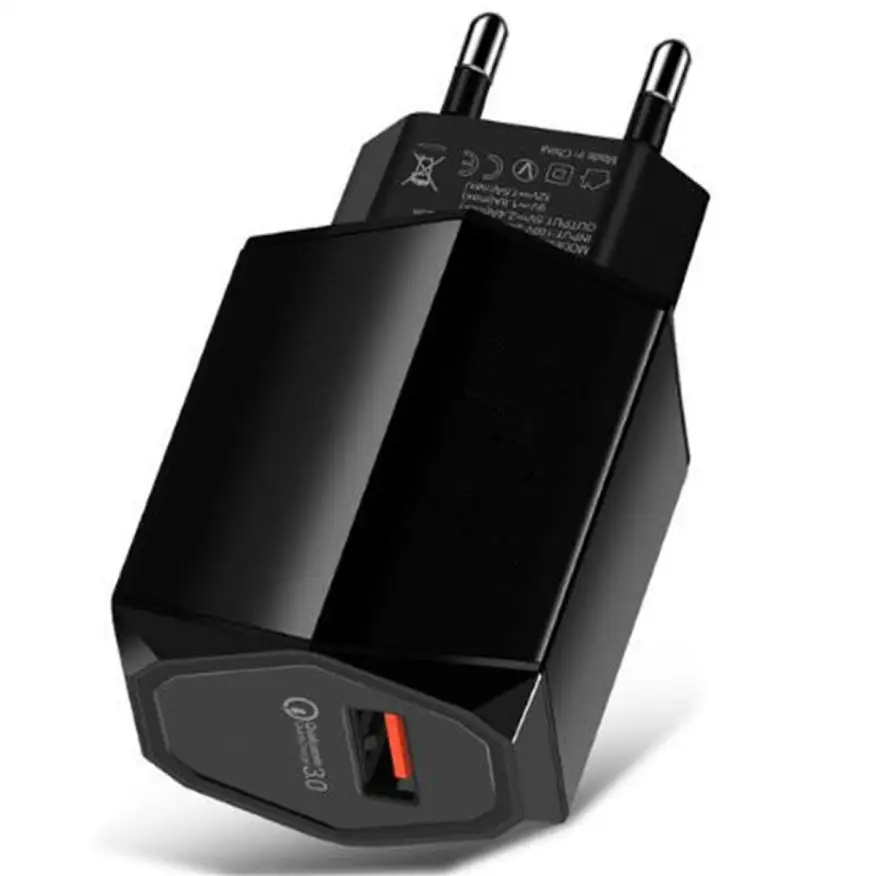 Hiperdeal QC 3 0 быстрое зарядное устройство для дома и путешествий с двумя usb-портами