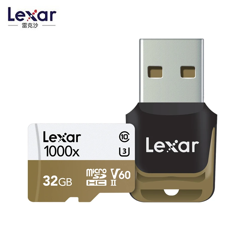 Lexar Профессиональный 1000x SDHC Class10 TF 64 ГБ 128 г Micro Sd/TF карты 32 GB USB 3 0 считыватель UHS II