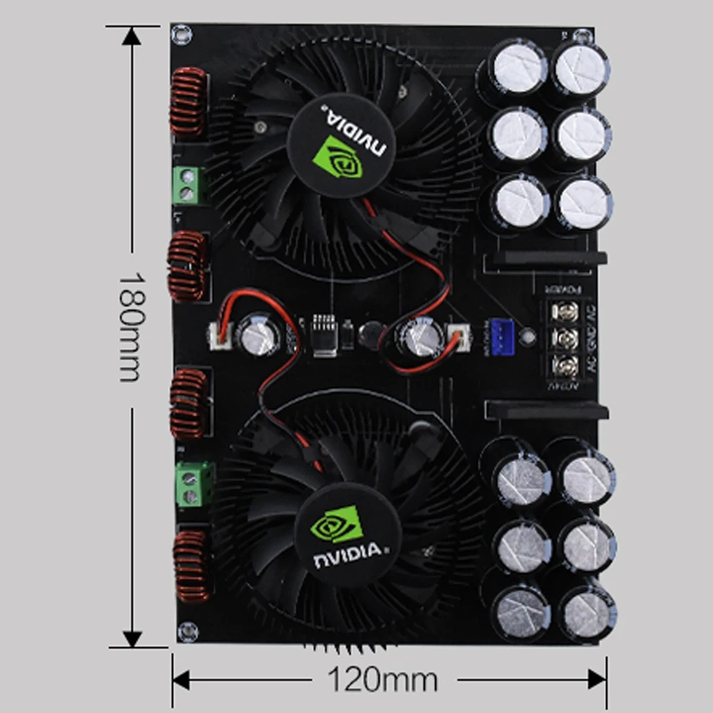

XH-M258 High Power Digital Module Stereo Amplifier Board TDA8954TH Dual Chip 2 * 420W Two Channel Practical