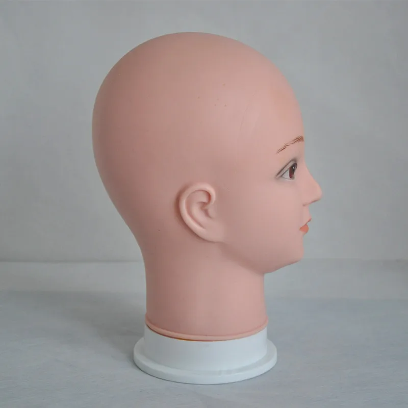 

Female Rubber Training Mannequin Head For Wig Hat Display Make Up Hed Model Women's Mannequin Head