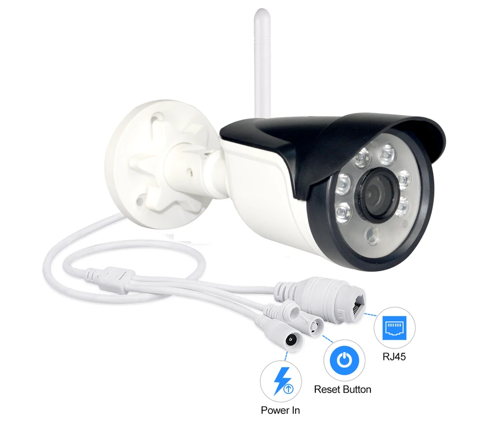 Камера Безопасности 5MP Bullet WiFi IP камера HD встроенный слот для sd карты ночного