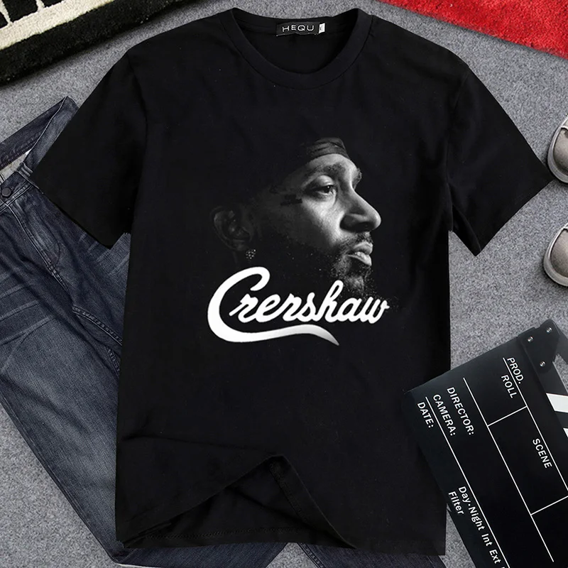 Футболки memento Nipsey Hussle, летние крутые Топы с коротким рукавом, футболки в стиле хип-хоп, повседневные свободные черные хлопковые футболки