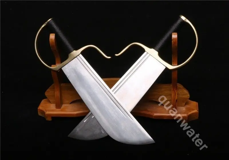 Пара складных стальных лезвий медь ручка мечи называемые бабочки ()|swords knights|handle