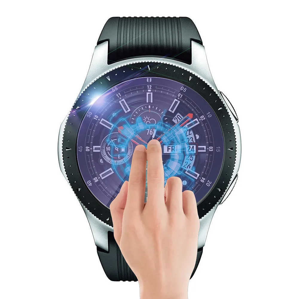 3 шт прозрачный Анти синий свет закаленное стекло Защита экрана для Samsung Galaxy Watch 46