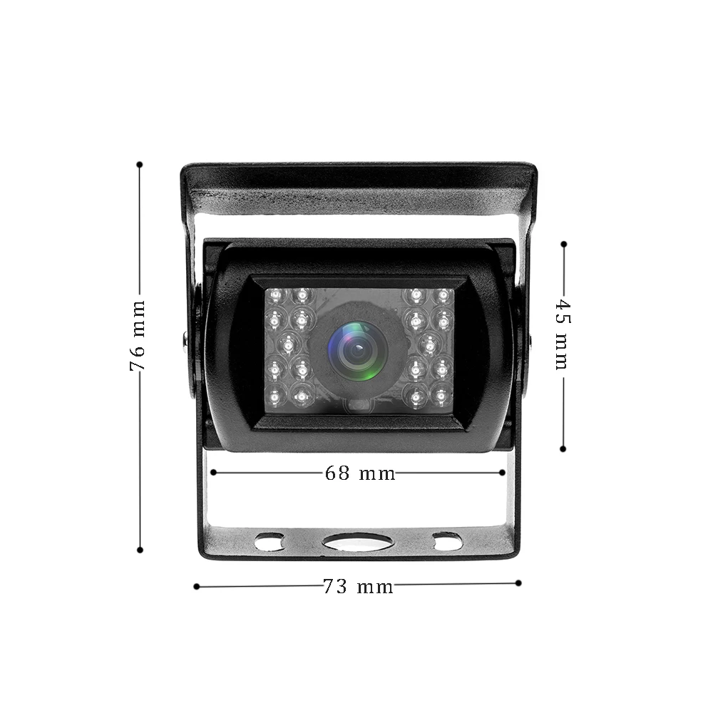 Podofo камера заднего вида ночного видения для RV грузовик прицеп сверхмощный 5 м/10