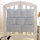 Детский бампер, комплект для постельного белья, подвесная сумка, хлопковый органайзер для подгузников для новорожденных, мешок для ухода за кроваткой