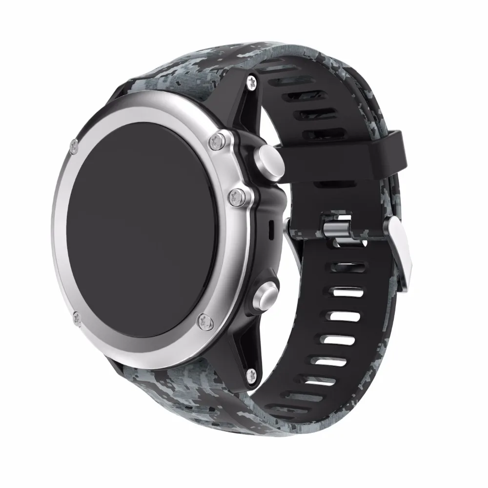 Newest Silicone Watchband Strap for Garmin Fenix 5X/Fenix 6X/Fenix 7X Watch Band 26mm Wrist Fenix7x 3 3HR Bracelet | Электроника