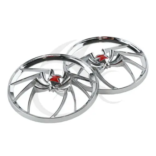 МОТОЦИКЛ хром Динамик грили Обложка для Harley Touring Electra Road Glide Street Glide 1996-2013 1997 1998 1999 2010 2011 2012