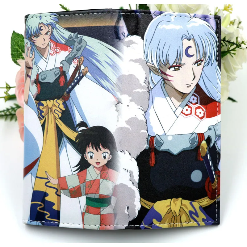 Inuyasha-2 Аниме Хеллсинг Алукард Длинный кошелек из синтетической кожи с внутренним карманом на молнии - Цвет: Inuyasha-2