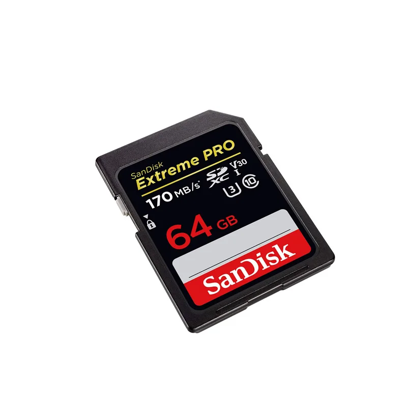 Sandisk флешка carte micro sd карта 64 Гб SDXC карты памяти 170 МБ/с./с. картао де Memoria для профессионалов Canon Nikon sony цифровой камера SD