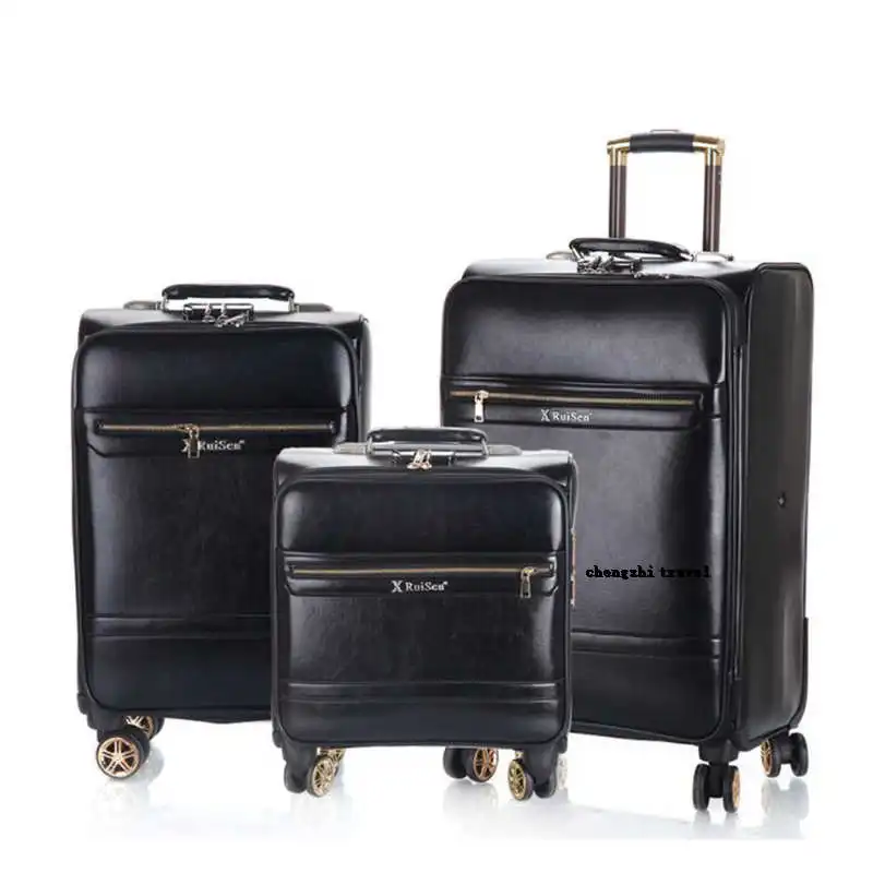 set of 3 Чэнжи 2" 24" Дюймов прозрачный на колесиках чемодан на колёсиках с колесами - Цвет: set of 3