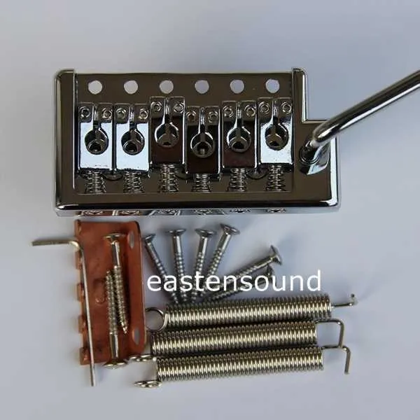 Фото Хромированный винтажный мост ST Tremolo для sung-IL №2