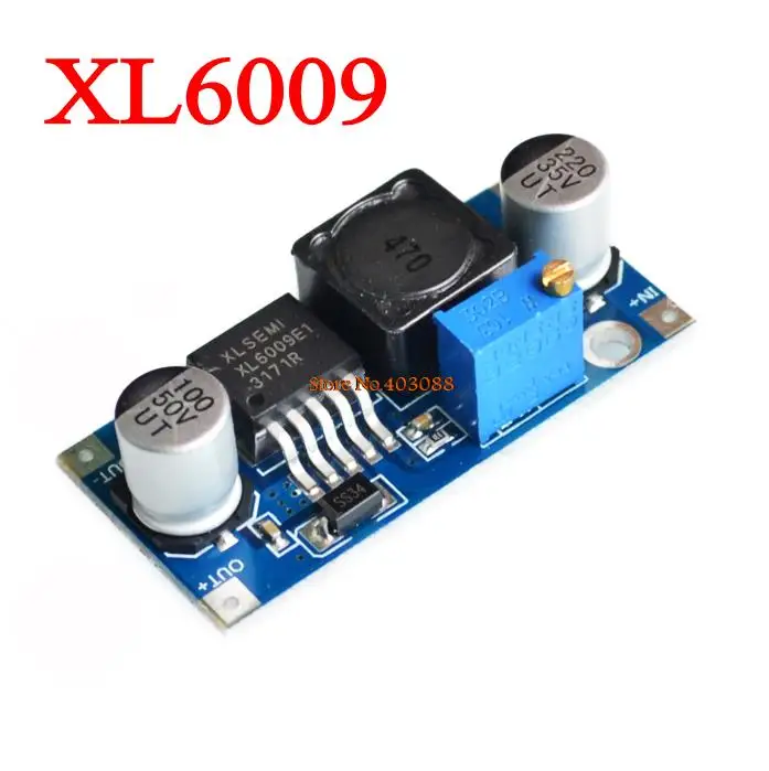 【AH ROBOT】 XL6009 DC модуль усилителя Мощность питания Выход регулируется Супер LM2577