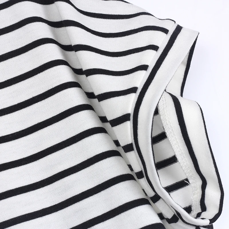 Фото T shirt dress женщины 2017 лето новые поступления черный и белый полосатый дамы v шеи с T shirt dress женщины 2017 лето новые поступления черный и белый полосатый дамы v шеи с