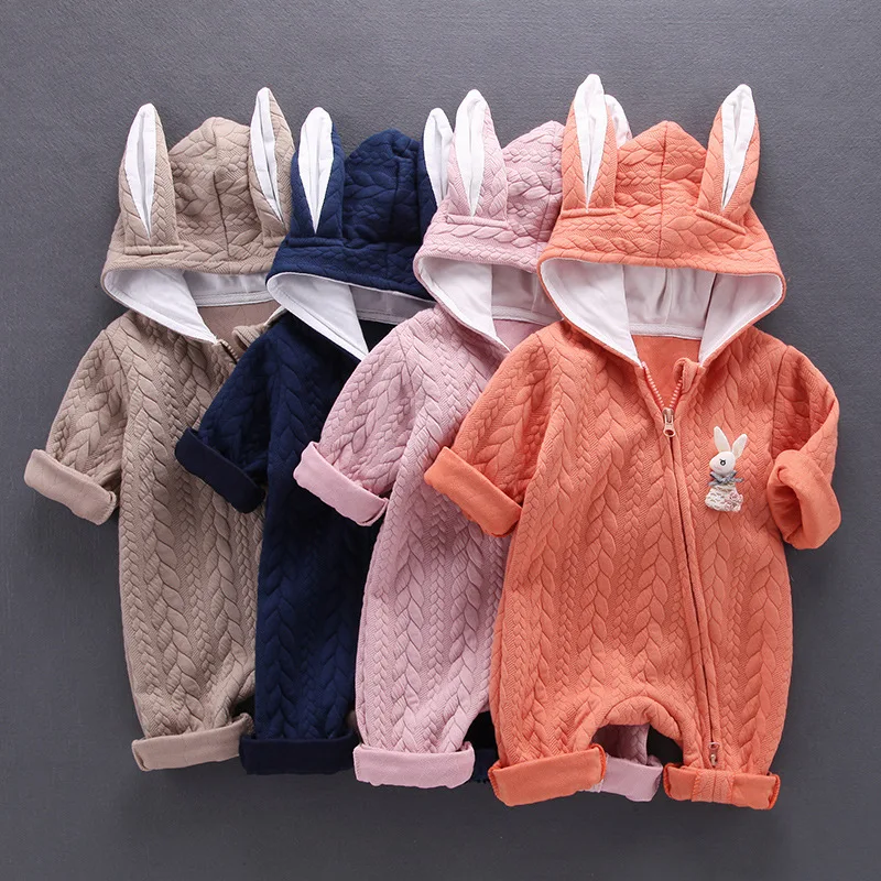 Комбинезон для новорожденных на осень и зиму комбинезон с милым мультяшным