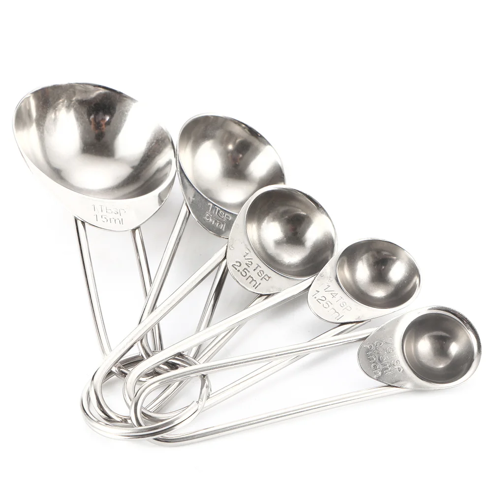 5 шт./компл. мерные ложки из нержавеющей стали для выпечки набор инструментов