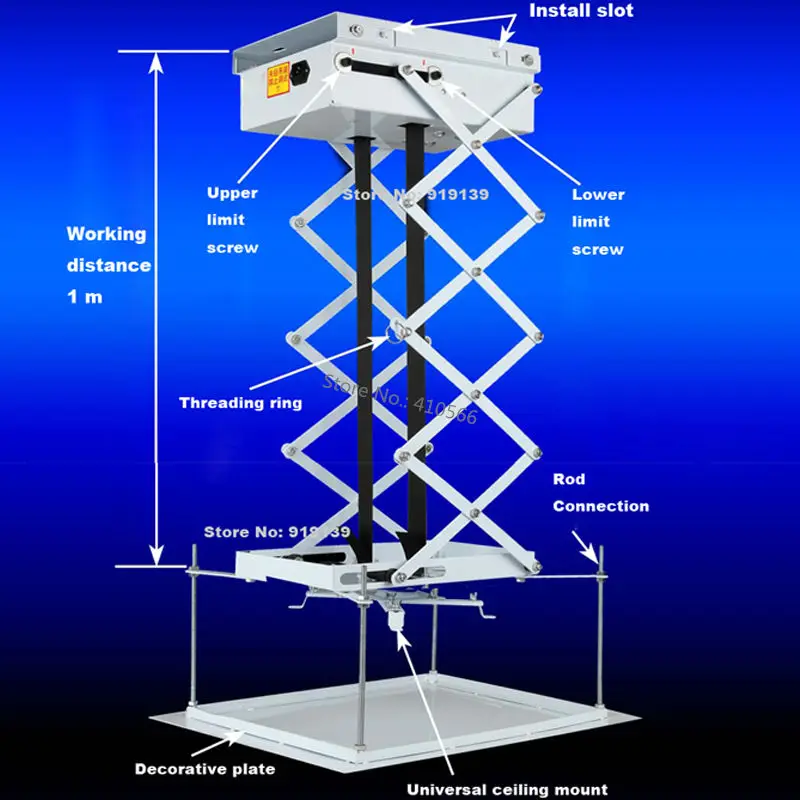 Простая установка по хорошей цене подъемник проектора от 220 В до 240