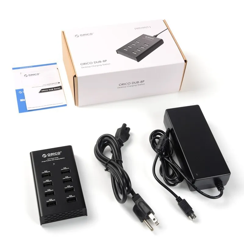 Универсальное зарядное устройство ORICO с 8 портами USB 5 в а одним выходом на