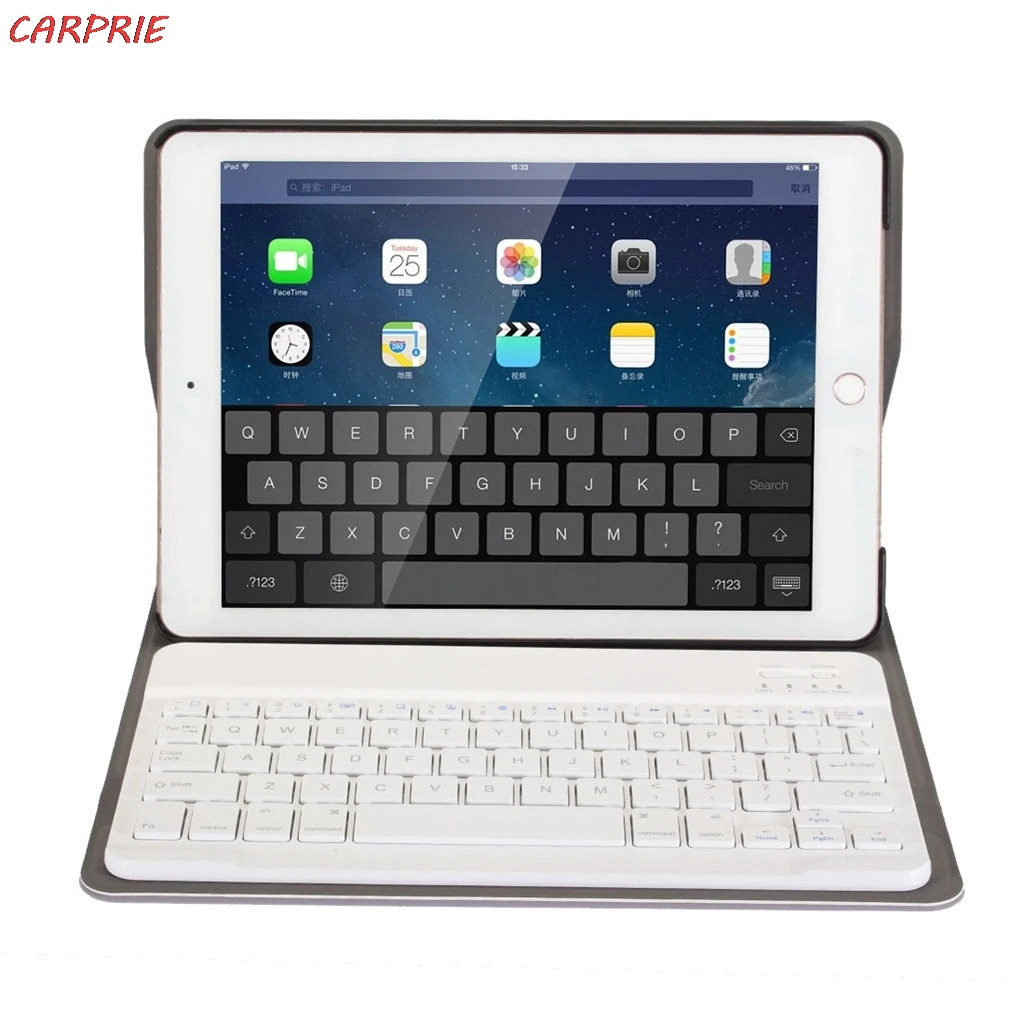 CARPRIE ультратонкий кожаный чехол со съемной Bluetooth клавиатурой для Ipad Air Air2 и pro 9 7 2019