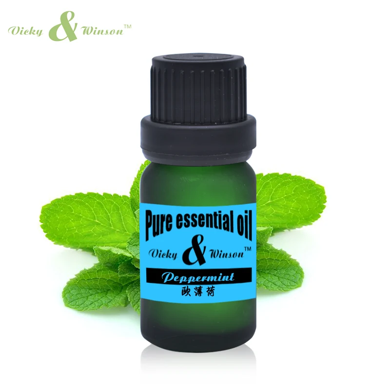 

Vicky&winson Peppermint essential oil 10ml Mentha longifolia oils Moisten remove halitosis Relieve itching Relax Sleeping VWDF32