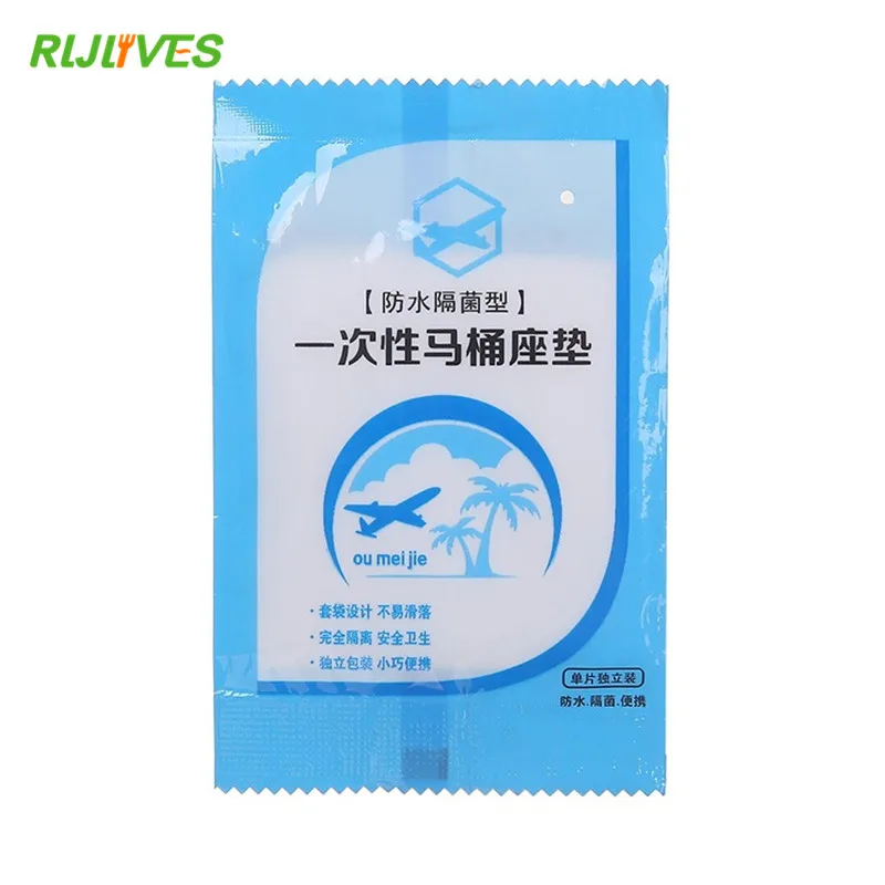 

10Pcs Waterproof Safety Toilet Seat Pad Disposable Toilet Seat Cover Mat Portable For Travel Camping Bathroom Accessiories