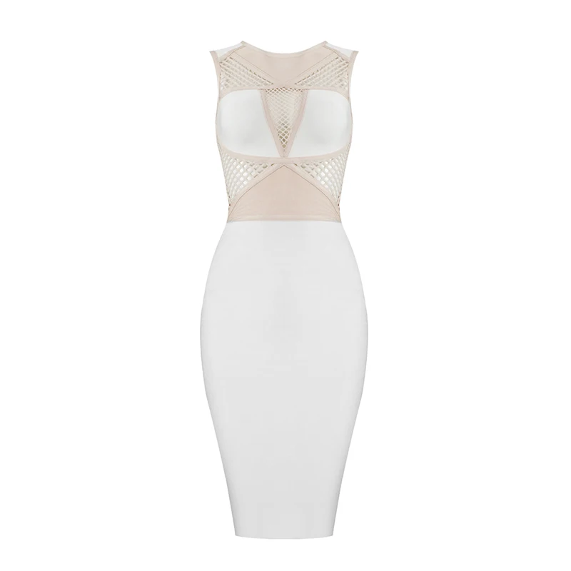 2018 Новая Мода Mesh Лоскутная Рукавов Знаменитости Оптовая Элегантные Дамы