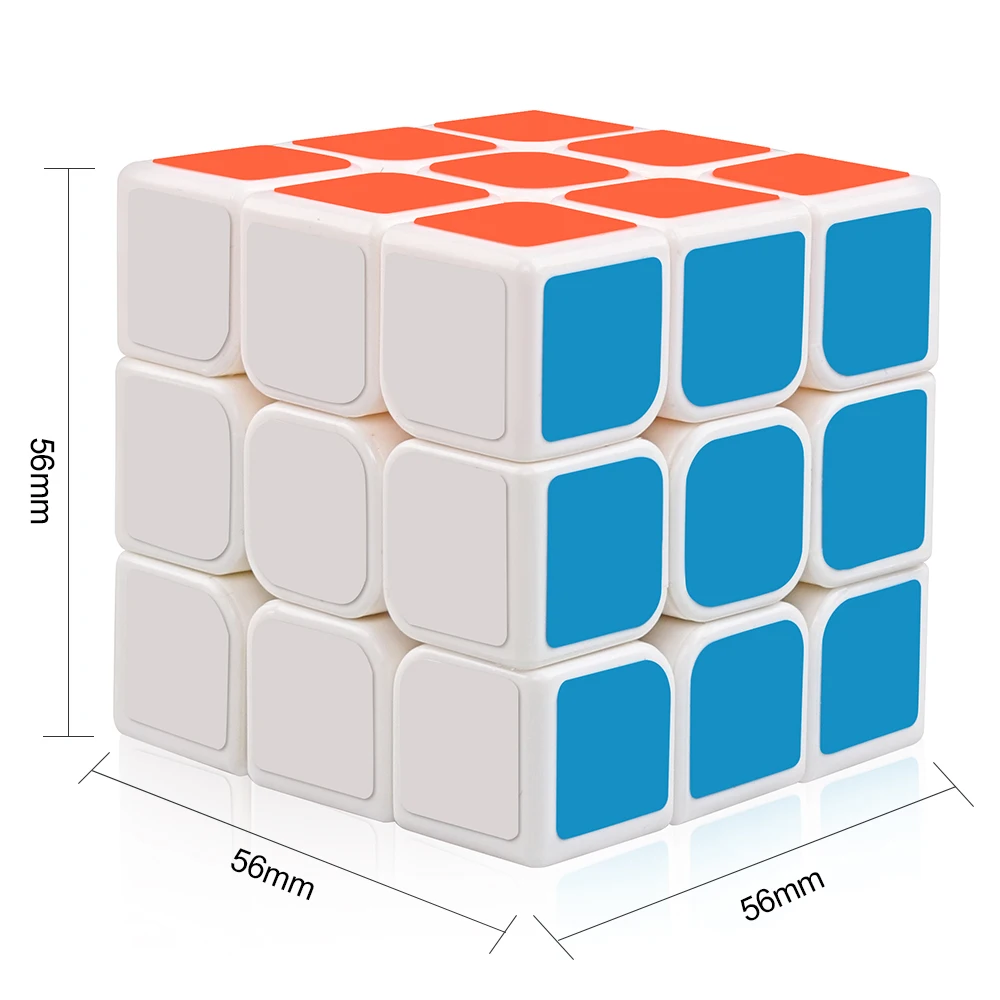 D-FantiX Yj Guanlong 3x3 скоростной куб волшебный Белый 56 мм головоломка игрушки для детей