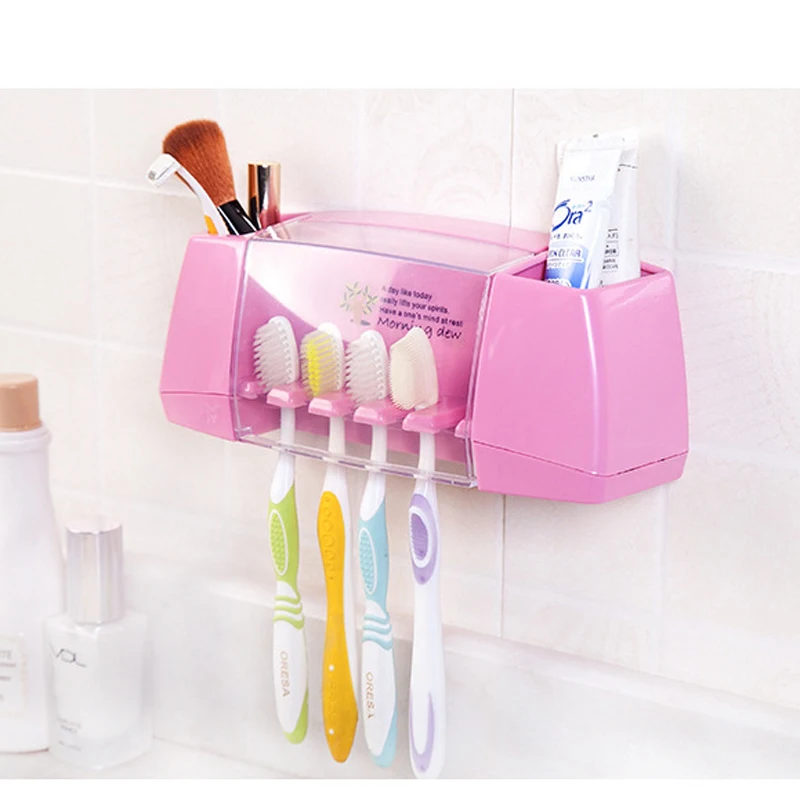 Пылезащитный держатель для зубных щёток с 2 многофункциональными