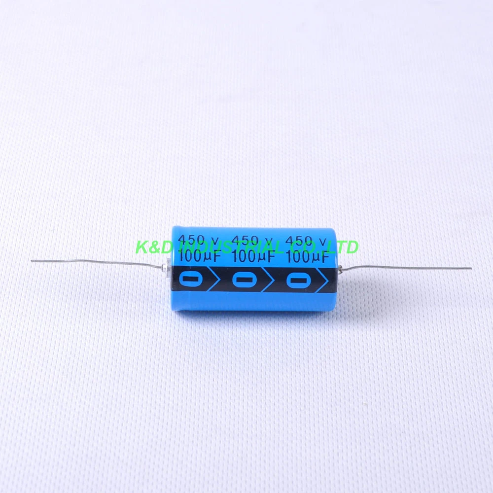 

3pcs Axial Electrolytic Capacitor 100uf 100mfd 450V 105 Tube Vintage Amp DIY