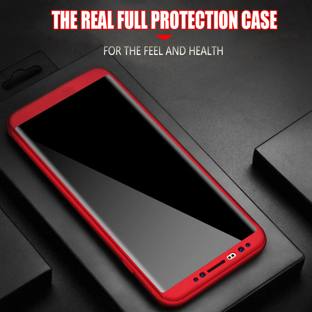 Luxury 360 Full Body Cover Case For Samsung Galaxy S8 Plus Cases Ultra Thin Protection S7 Edge S6 Note 8 |