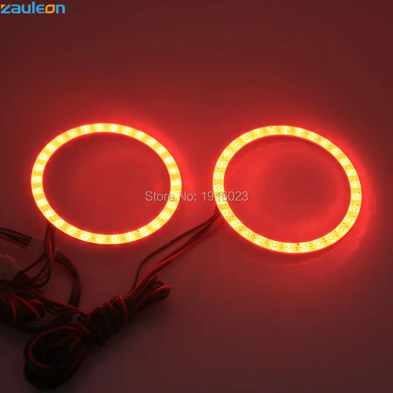 2 шт. RGB ангельские глазки 101 8 мм COB LED свет DRL беспроводной ИК контроллер для фар