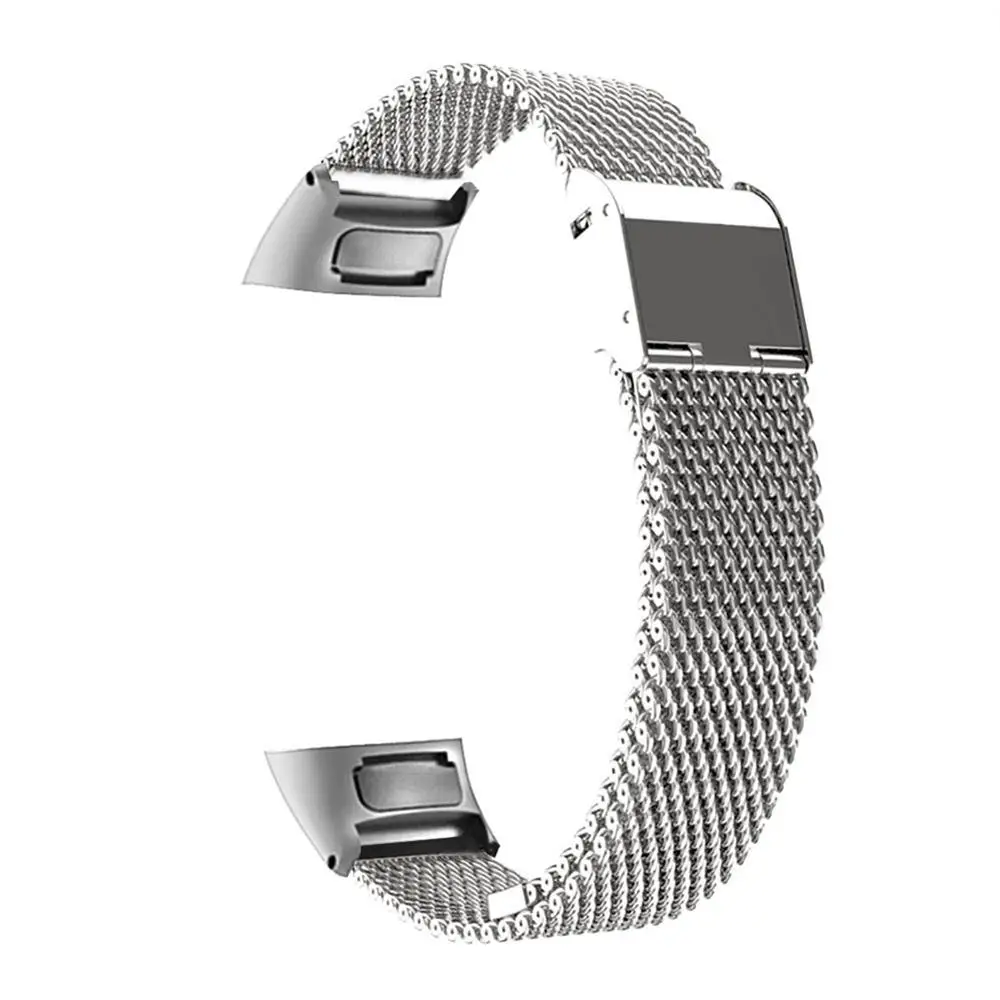 Silver Gray AKBNSTED металлический ремешок из нержавеющей стали для huawei Band 3 часы ремешок для huawei Band 3 Pro Миланская петля аксессуары - Цвет: Silver Gray