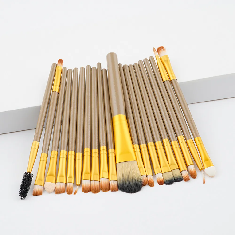 OutTop Makeup Brushes 20 pcs/Sets Brush Set Tools Eye Shadow Foundation Make-up Toiletry Kit Wool Make Up 2019 JAN11 | Красота и