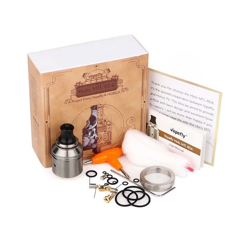 Испаритель испаритель Vapefly Holic MTL RDA электронная сигарета одна катушка с боковым