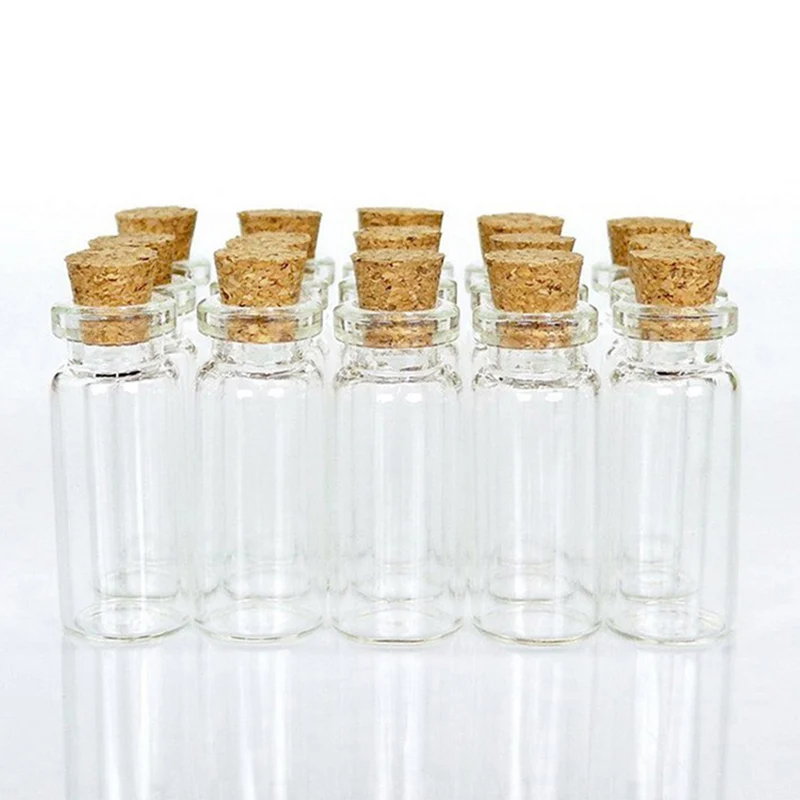 4 шт./лот флаконы прозрачные стеклянные бутылки Mason Jar Свадебные сувениры хранения Крошечные стеклянные банки 10 мл
