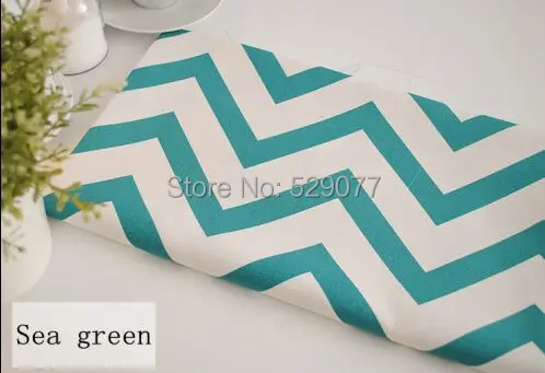 

2015 New Special offer Retro sea green stripes Linen fabrics Tablecloths cloth cushion pillow linen Sewing fabric